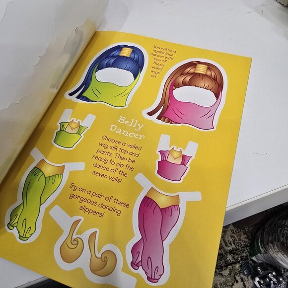 Set Of 4 Dress Up Dolls  Paper Doll Books Uncut Fashions - Picture 5 of 16